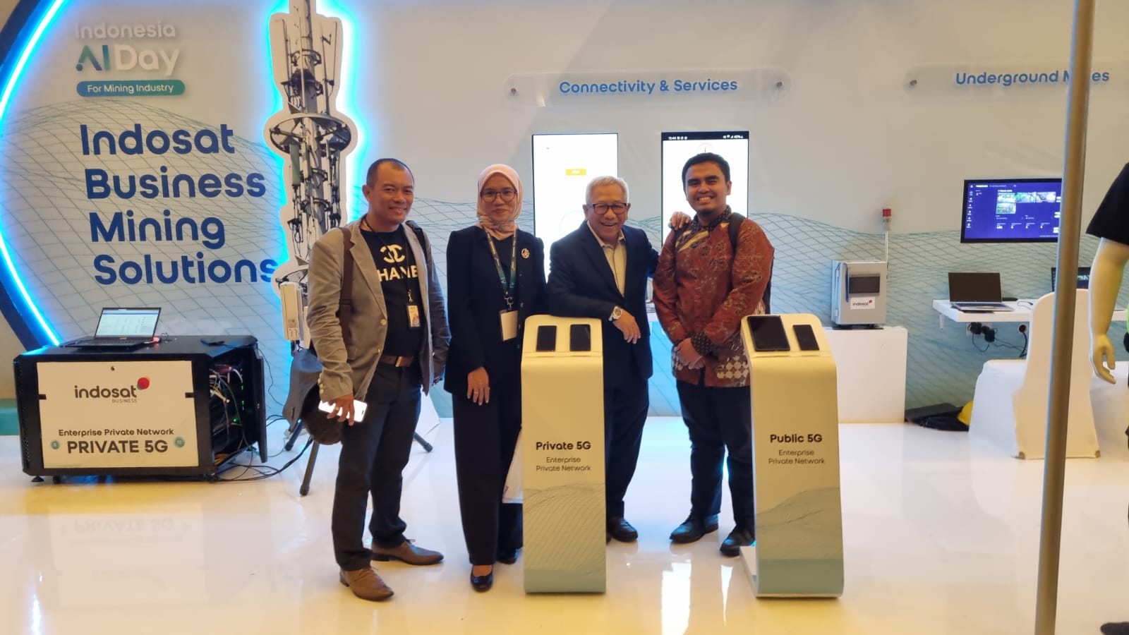 GeoAI team at industry event